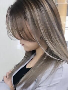 ラキング ギンザ トウキョウ(LAKING GINZA) くびれヘア/アプリコットオレンジ/夏/ハイライトカラー[銀座駅]