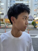 ソーコ 渋谷(SOCO) メンズカットメンズショートスパイキーショートピンパーマ渋谷