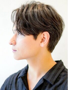 ヨリ サッポロ 札幌大通(yori SAPPORO) ニュアンスパーマ/センターパート/韓国マッシュ/ダークアッシュ