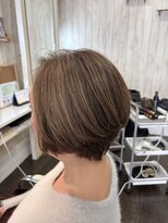 ネクサス イング 宮野木店(nexus-ing)&nbsp;50代からの艶髪◎後頭部ふんわり髪質改善ショートボブ