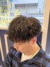 □【MEN'S限定】カット+特殊パーマ(メンズパーマ/波巻き/南越谷/ウルフ)