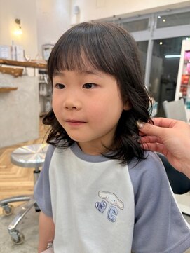 ロミー 本厚木(ROMMY.) キッズカット◎女の子オン眉前髪ボブ◎本厚木