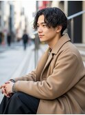 メンズカット/無造作に動くツイストスパイラルパーマ/越谷