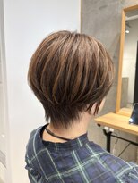 アルトル 池袋2nd(altru)&nbsp;◇大人40 代50代60代ショートボブ丸みショート白髪ぼかし