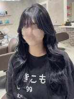 アウラ 近鉄八尾駅前店(Aura)&nbsp;ブルーブラック×韓国レイヤー♪