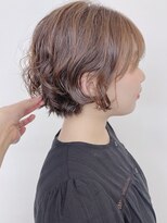 モリオフロムロンドン 原宿本店(morio from London) 【morio原宿】ゆるふわショートパーマ 大人かわいい ひし形