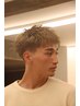 【夏にオススメ】ハイトーンフリンジショート￥15300 [表参道/青山/Men's］