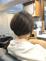 サロンドエー(SALON DE A)&nbsp;丸くスッキリ感のあるショートボブ。【港南台/本郷台/洋光台】