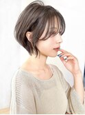 say.イメチェンショートボブ耳掛けショートハッシュカット