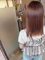 アミリー 成田美郷台店(Amily) ストレートロング×カッパーレッド艶髪ナチュラル