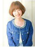 大人可愛いナチュラルショート