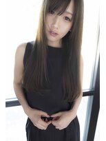 ヘアデザイン ソラ(Sola)&nbsp;ストレート/ワンカール/シンプルロングヘア×グレージュカラー