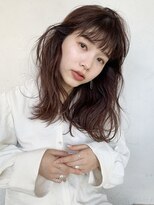 アイティー バイ アルバム 中野店(IT by ALBUM) アッシュミディアム_厚めバングローライトスリークボブ_77140