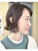ミニボブ切りっぱなし/ハイライト