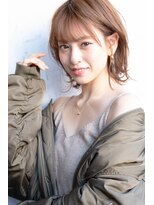 サングース(Sungoose)&nbsp;大人ミディアム前髪くびれイメチェンラベンダーカラー