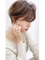 フラミューム たまプラーザ(flammeum)&nbsp;ハンサムショート×ライトブラウン【フラミュームたまプラーザ】