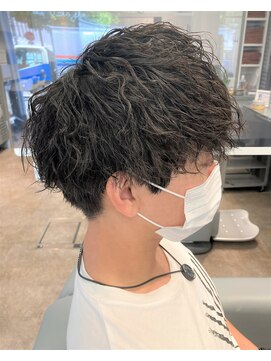 ノイセル 西本町(Noisyle) ソフトツイストパーマニュアンスマッシュ透明感スマートマッシュ