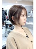 前下がりショートボブ/ハンサムショート/イメチェンヘアスタイル