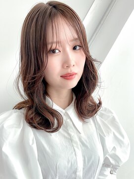 ウィズ 美容室 茂原店(Wiz) 韓国風くびれミディシースルーバング