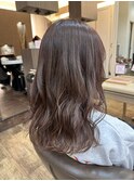 【bel.高野】グレージュカラー/シルキーベージュ/斜めバング