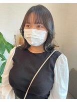 ブランココ(BlanCoCo)&nbsp;ダークグレージュ韓国風ボブ