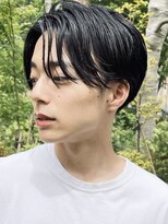 ノイ(noi)&nbsp;センターパートニュアンスパーマ刈り上げツーブロックメンズヘア