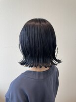 サラ ビューティー サイト 古賀店(SARA Beauty Sight)&nbsp;外ハネボブ/切りっぱなしボブ/アッシュグレージュ/20代30代