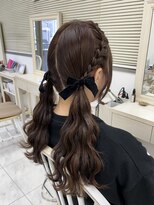 リサ 恵比寿(risa.)&nbsp;編み込みツイン