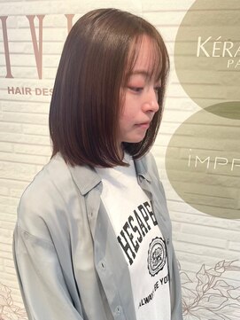 ヘアーデザイン ビビッド(HAIR DESIGN VIVID) ボブ/ボブスタイル/内巻きボブ/まとまるボブ/似合わせカット