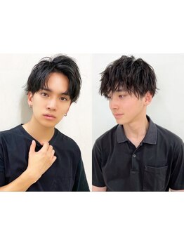 モテるメンズカットやツイストスパイラルパーマ/フェードカットで大人気★ヘッドスパとSETで頭皮ケアも☆