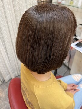 ロマンヤカタ ファース(ROMAN YAKATA fars) 髪質改善ハイライトカラー@田島(2024/9)