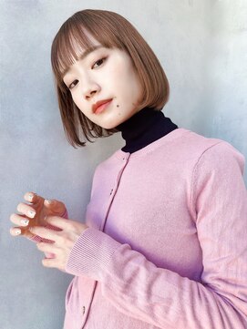 セイドット オモテサンドウ(Say. omotesando) say.こなれミディ前髪イメチェンボブレイヤー韓国ヘアハイライト