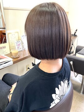 コアフィールフィス(COIFFURE fils) 【見附　今町】M3Dカラー　キレイめボブ
