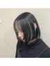 【おでかけ前に】韓国風顔周りカット+トリ-トメント(韓国風巻きヘアセット付)