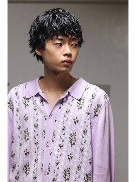 ブークル(boucle) ニュアンスパーマショート　ウェットスタイリング