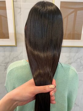 ジーナ 船橋(Zina) 髪質改善*ロングレイヤーグレーベージュ*美髪【Zina船橋】