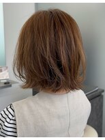 リクラウドヘアアパートメント(re:cloud hair apartment) くびれボブ　レイヤーボブ　白髪ぼかしカラー