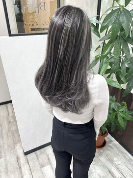 ベルヘアーデザイン 堺東(Belle hair Design) コントラストハイライト/ハイライト/外国人風/レイヤーカット