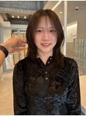 【three.中之島】レイヤーとオリーブベージュ