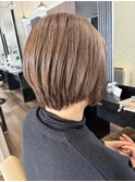 ツヤツヤベージュカラー
