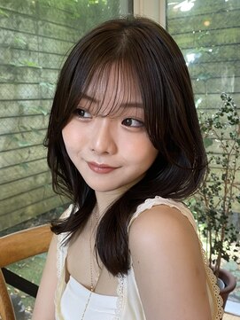 ガーランド (Garland) 大人かわいい小顔くびレイヤーイルミナカラーシースルーバング