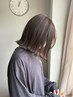 【透明感のある艶カラー】カット＋カラー￥14850→￥7800～