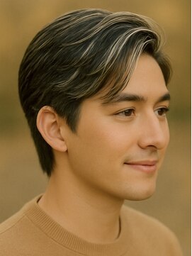 バース 梅田中崎町店(BIRTH) メンズハイライトバレイヤージュメッシュ