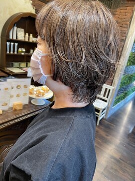 ヘアー クリエイト カルバリ(HAIR CREATE Calbari) マッシュウルフパーマ