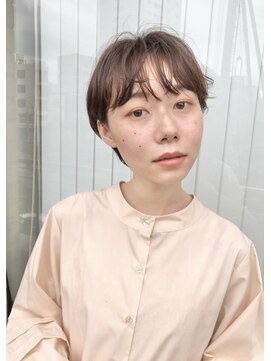 トリッカ 銀座(tricca) 丸みショート/マッシュショート/耳かけショート