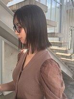 ローウェ 表参道(Louwe)&nbsp;ストレートヘアオリーブカラー