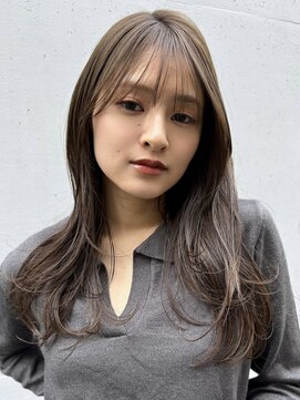 スミス 秋葉原(Smith) レイヤーカットハッシュカット顔まわりミディアムロング