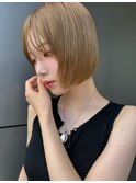 似合わせボブ 切りっぱなし フェイスレイヤーt918