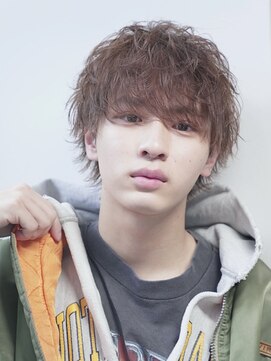 ゴート(GOATO) 束感マッシュウルフ 無造作 ブラウンカラー 鹿児島