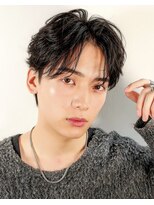 オーシャントーキョー ホワイト 原宿(OCEAN TOKYO WHITE)&nbsp;ニュアンスセンターパートウルフ韓国ヘアツーブロパーマ